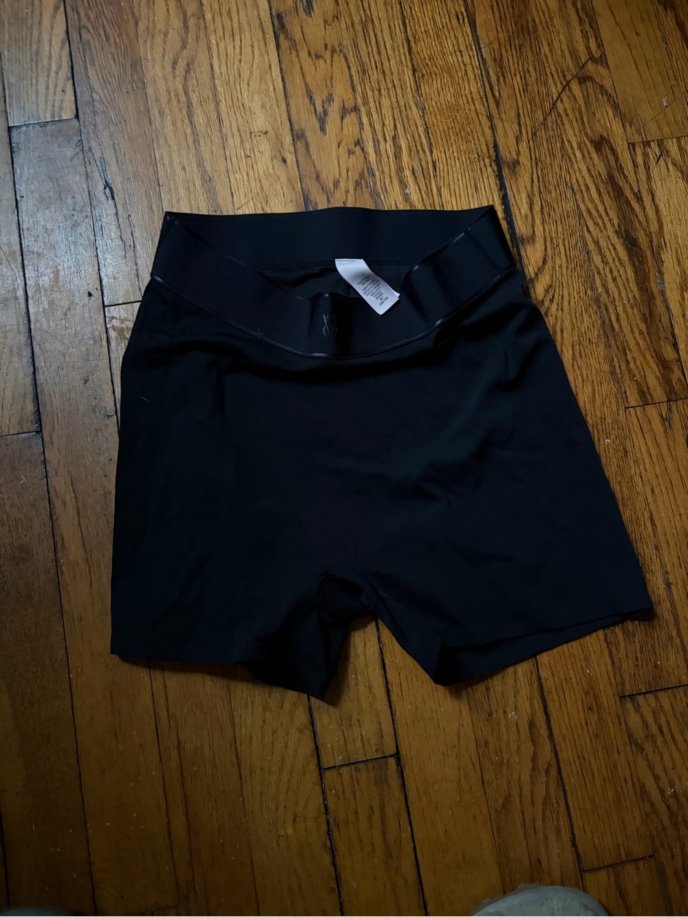 Victoria's Secret Black Bike Shorts Stretch Fit